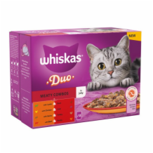 Whiskas + Cat Pouches Duo Meaty Combos In Jelly 4x85g