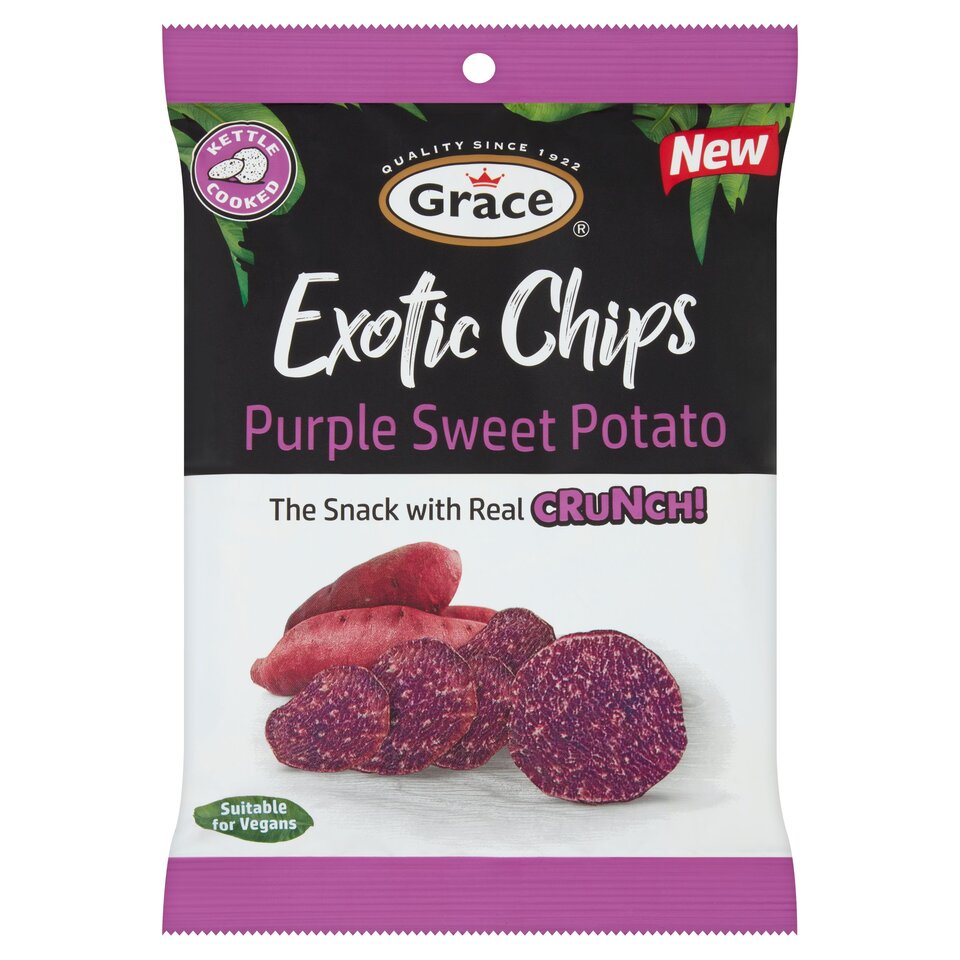 Grace Exotic Chips - Sweet Potatoes 8x75g