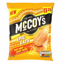 Mccoys Epic Eats Chip Shop Curry Sauce 20x65g