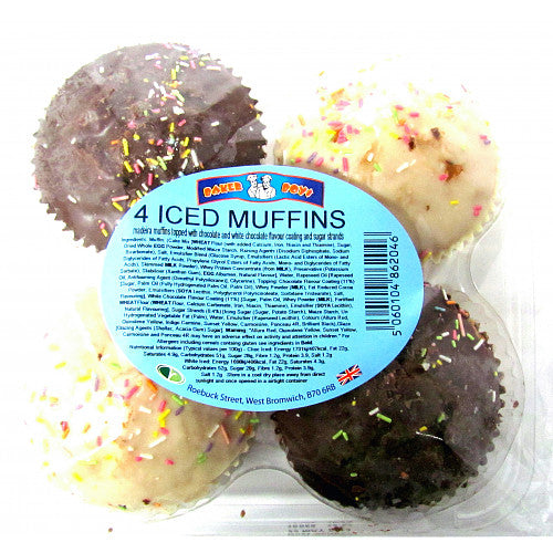 Baker Boys Iced Muffins 4pk × 1