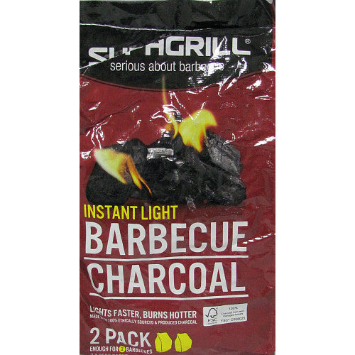 Homefire Instant Light BBQ Charcoal 2 x 850g Sgl × 1