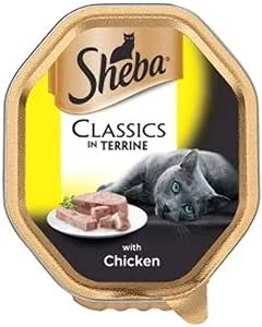 Sheba Classics Cat Tray With Chicken In Terrine 22x85g