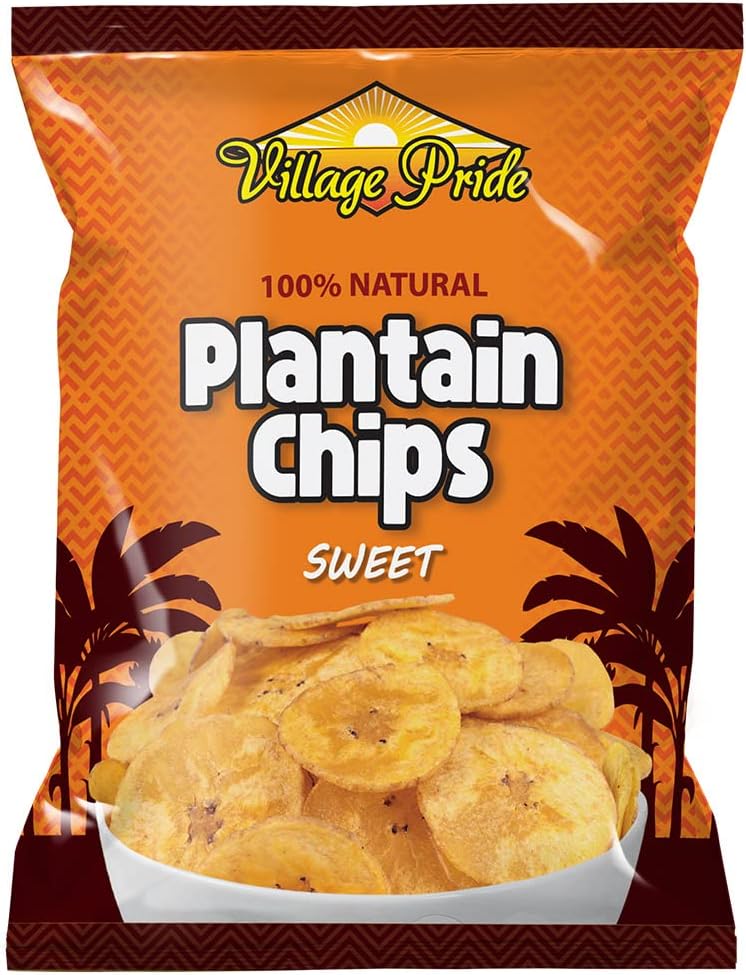 Village Pride Plantain Chips Chilli 24x75g