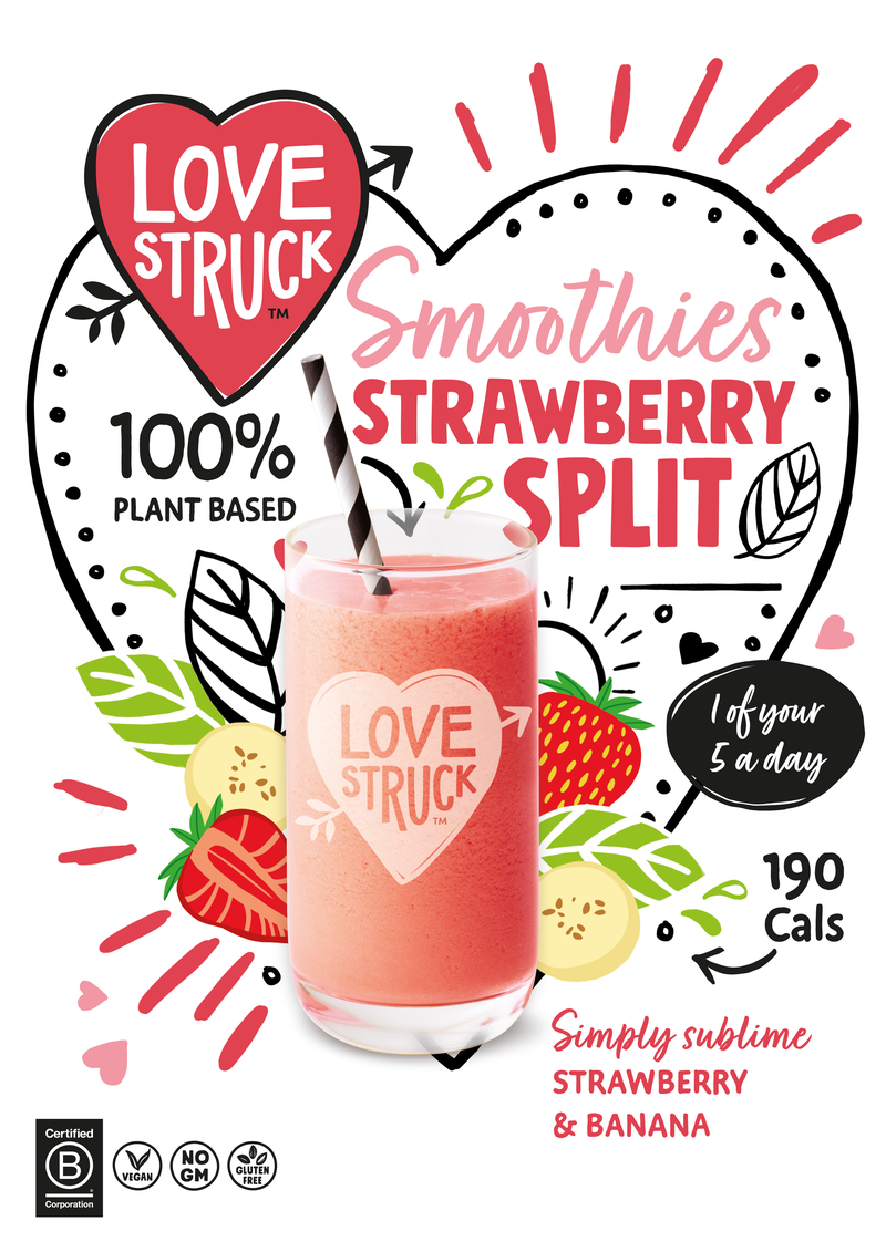 Love Struck Strawberry Split SMOOTHIE 30x140g