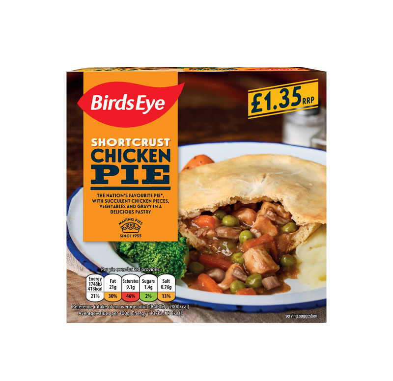 PM 1.35 Birds Eye Chicken Pie 10x155g