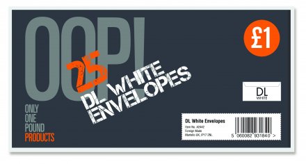 Envelopes White Dl 6x