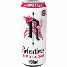 Relentless Raspberry Zero Sugar 12x500ml