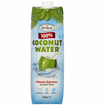 Grace % Natural Coconut Water 12x1ltr