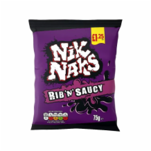 Nik Naks Rib N Saucy 20x75g