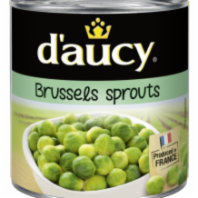 D'aucy Brussels Sprouts 6x400g