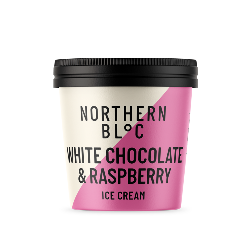 Northern Bloc White Chocolate & Raspberry CUP 24x100ml