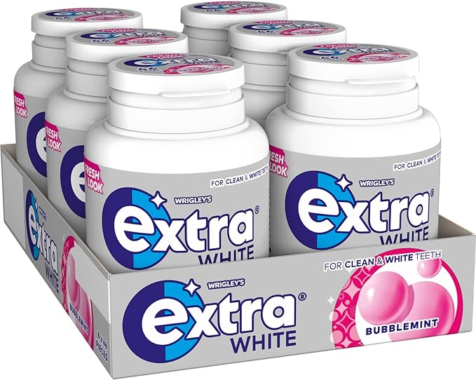 Extra Bubblemint Gum Btl 6x46pc
