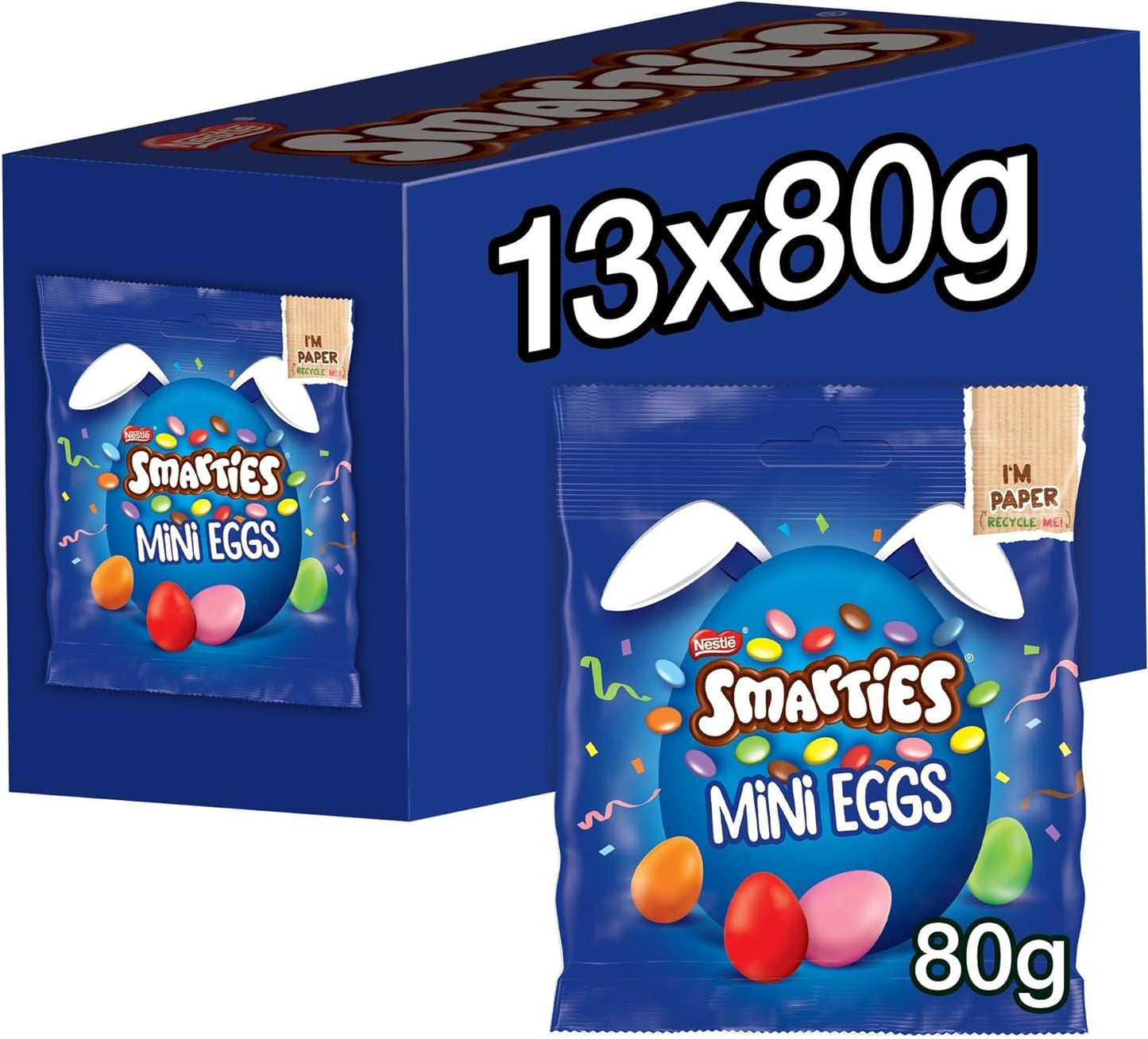 Smarties Mini Eggs Pouch 13x80g