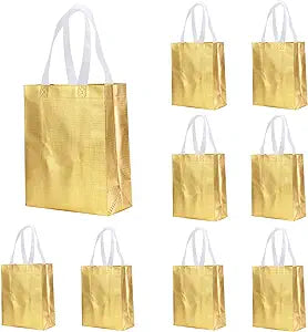 Patterned Gold/silver Giftbag Medium 12xMedium
