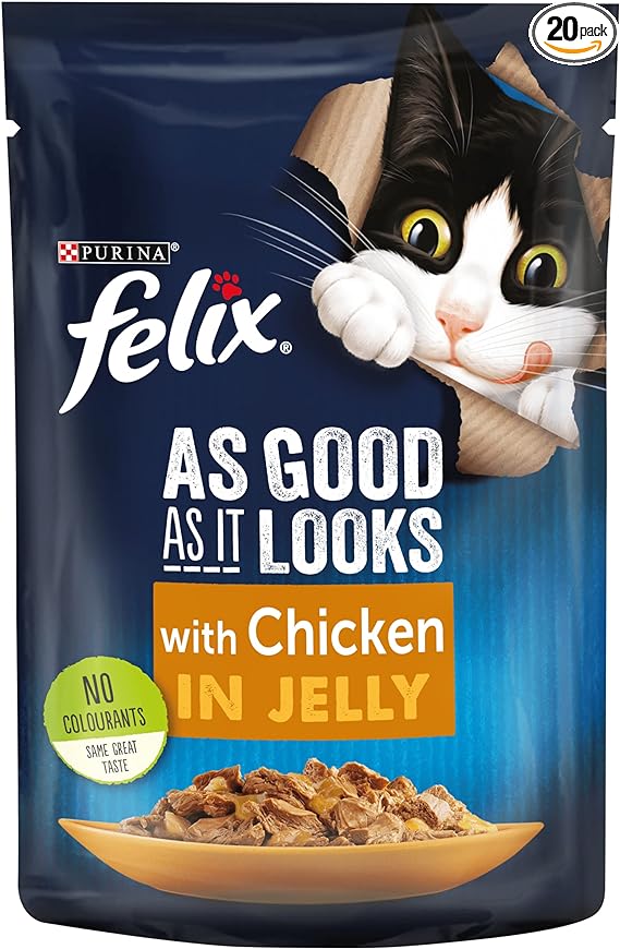 Felix Agail Gij Chicken Pouch Singles For 20x100g