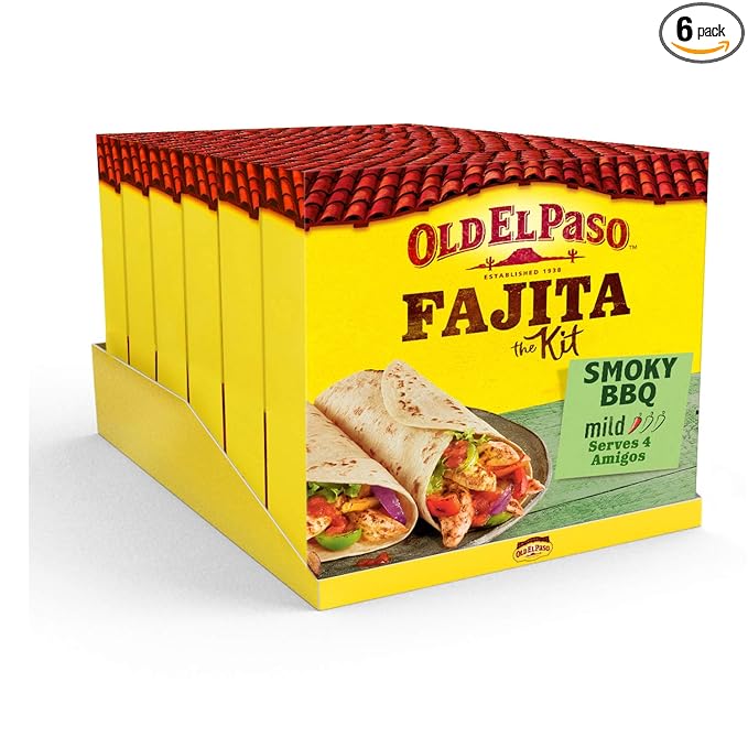 Old El Paso Bbq Fajita Kit 4x550g Grocery Asetena Pa