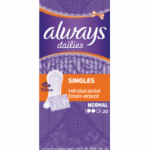 Always Dailies Fresh & Protect Normal 6x20's