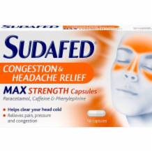 Sudafed Congestion & Headache / 6x16's