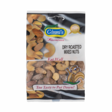 Ginni Dry Roast Mix Nuts Box 10x50g