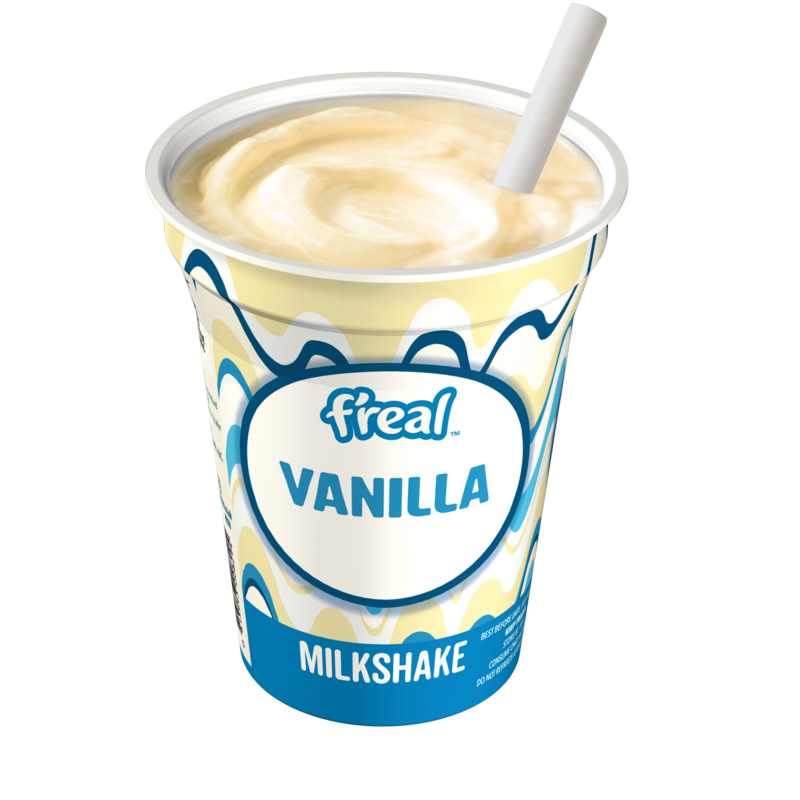 F'Real Vanilla Milkshake Machine use only 12x250g