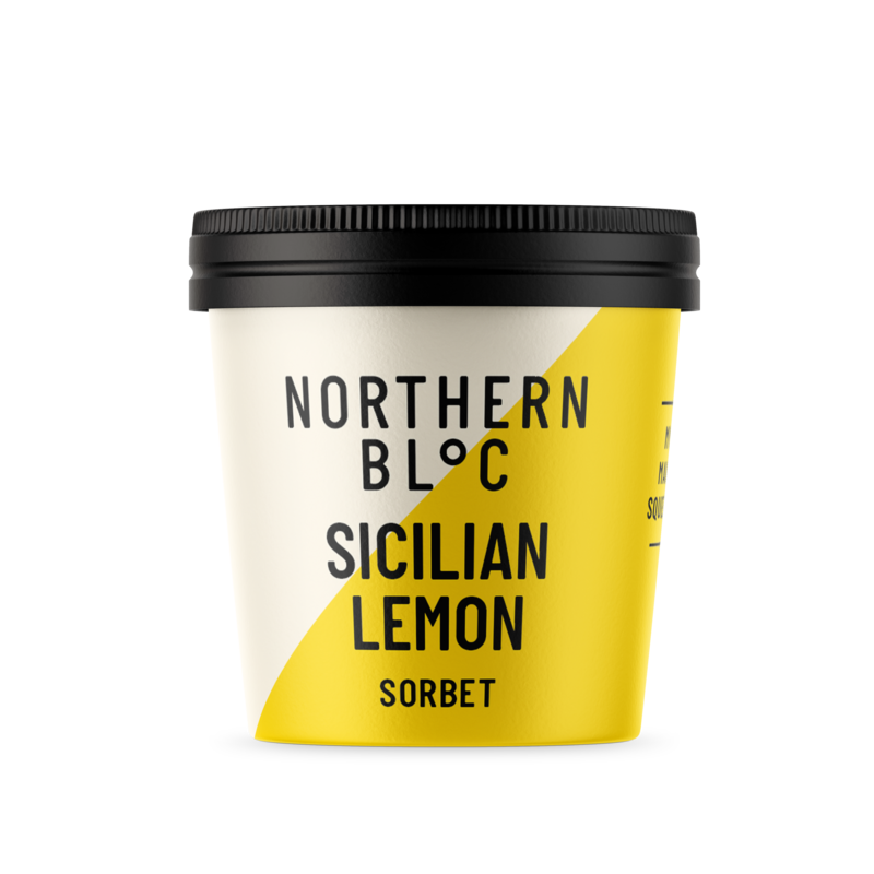 Northern Bloc Lemon Sorbet CUP 24x100ml