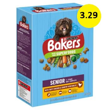Bakers Senior Chicken & Veg 5x1.1kg