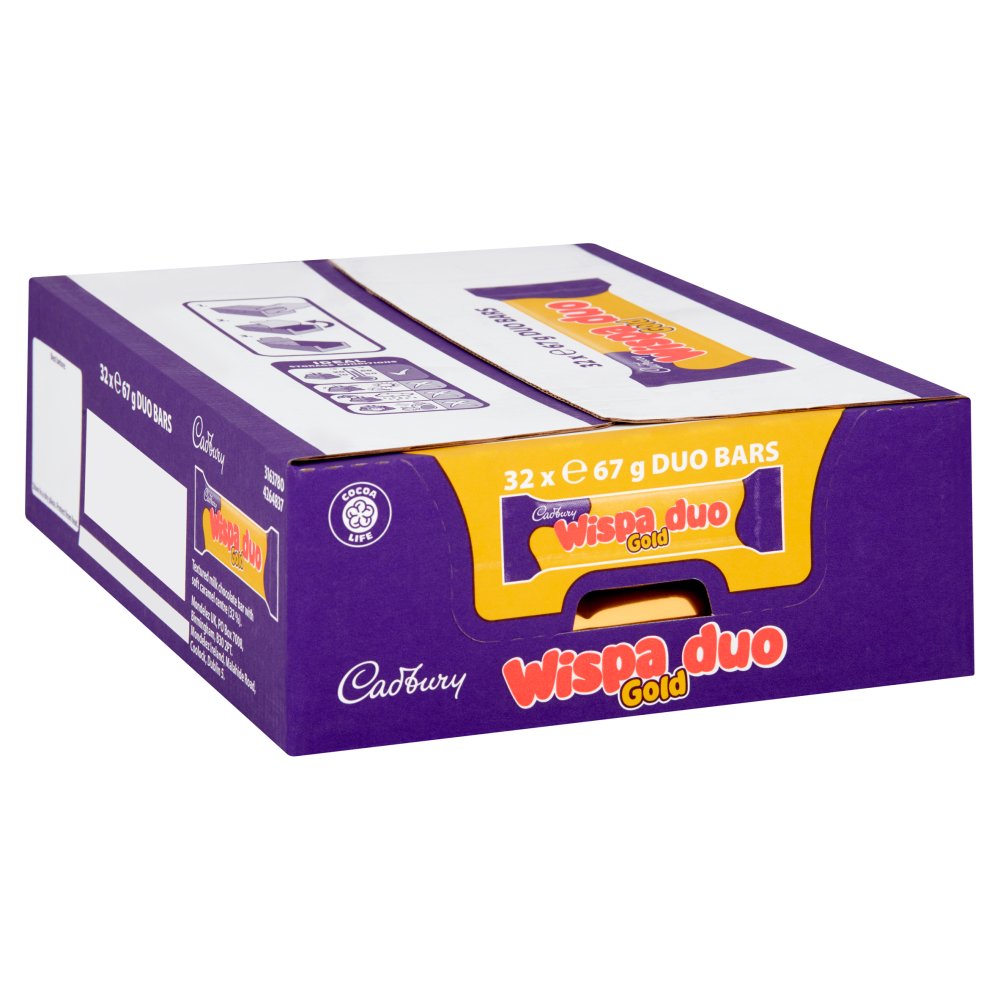 Cad Wispa Gold Duo Chocolate Bar 67g