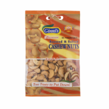 Ginni Roasted Salted Cashews Box 6x175g