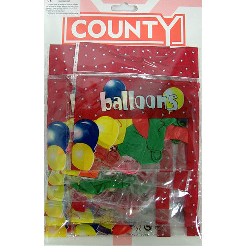 Party Balloons Card × 12 × 1