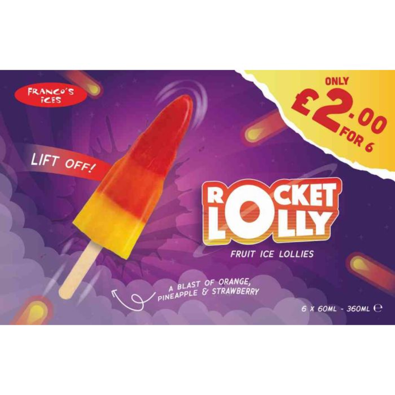 PM2.00 Franco Rocket Lolly Multipack 8x6