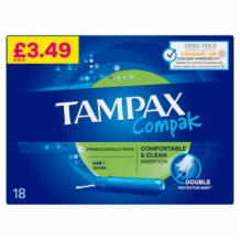 Tampax Compak Super 6x18's