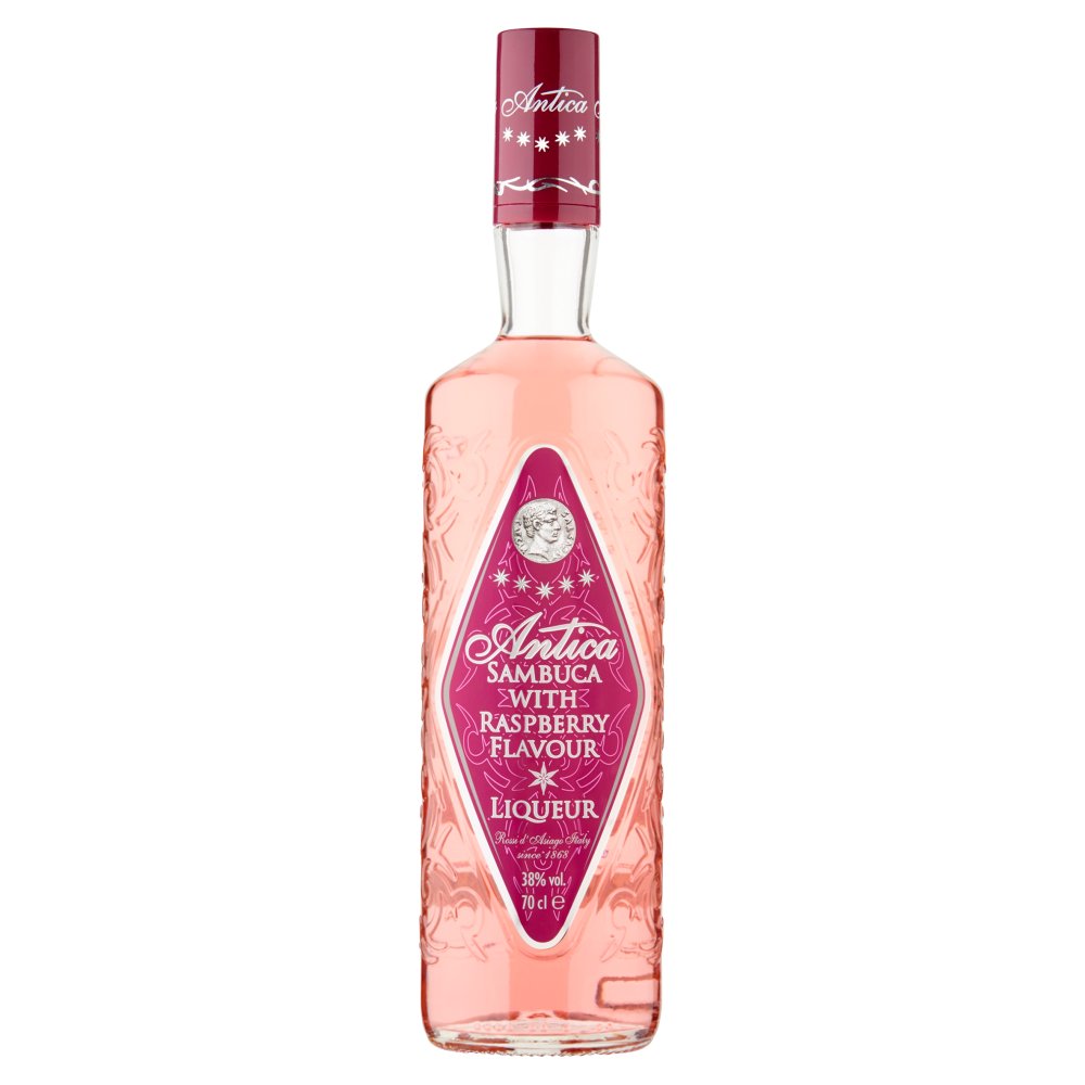 Antica Sambuca with Raspberry Flavour Liqueur 70cl 70Cl × 6