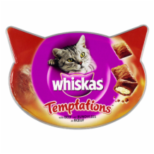 Whiskas Temptation Beef 8x60g