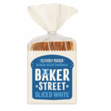 Baker Street Sliced White Bread 1x550g