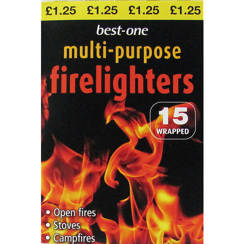 Bestone Firelighters PM £1.25 15pk × 28 × 1