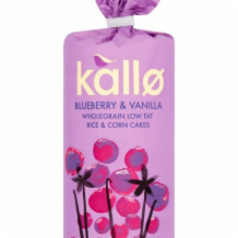 Kallo Blueberry&vanilla Jumbo Rice&corn Cakes 1x120g