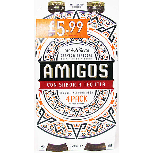 Amigos 4 Pack PM £5.99 330ml × 6 × 1