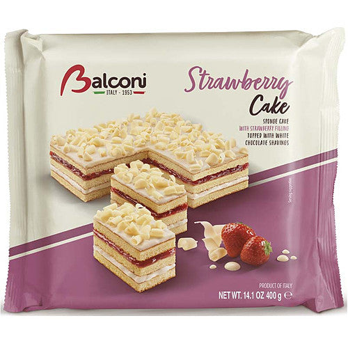 Balconi Strawberry Cake 400g × 1