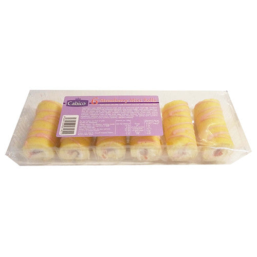 Cabico Strawberry Mini Rolls 150g × 1