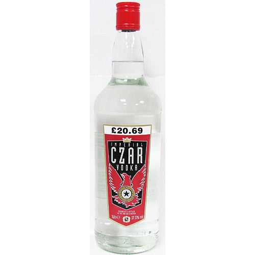 Imperial Czar Vodka PM £20.69 37.5% 1Ltr × 1