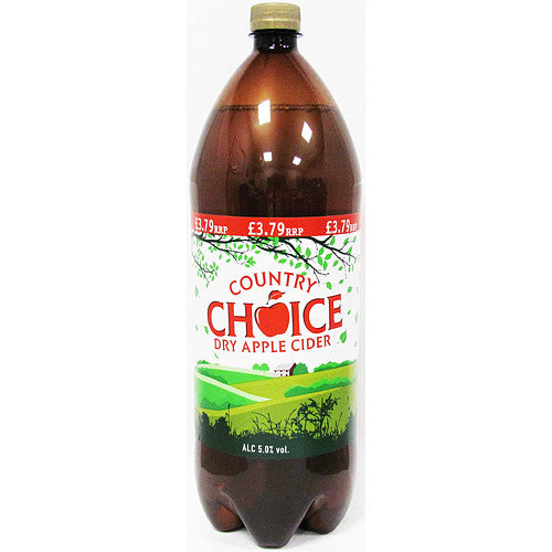 Country Choice Apple Cider PM £3.79 5% 2Ltr × 6 × 1