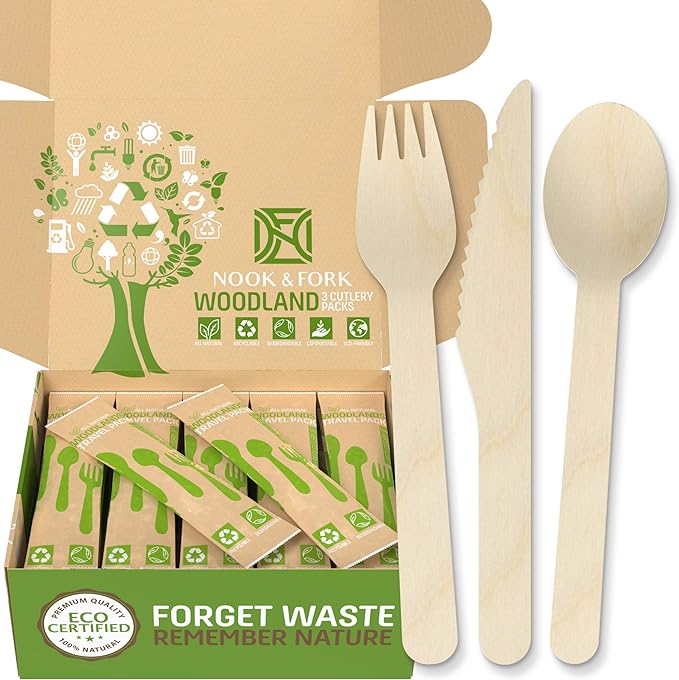 Premium Wooden Cutlery 1x24s