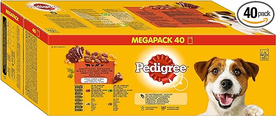 Pedigree Puppy Pouches Mixed Variety In Jelly 4x100g