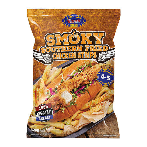 American Ranch Foods Smoky Southern Fried Chicken Strips 320g 320g × 12