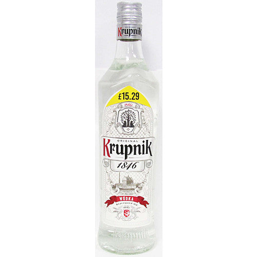 Krupnip Vodka PM £15.29 37.5% 70Cl × 1