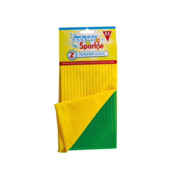 Clean & Sparkle Microfibre Cloths 5x2's