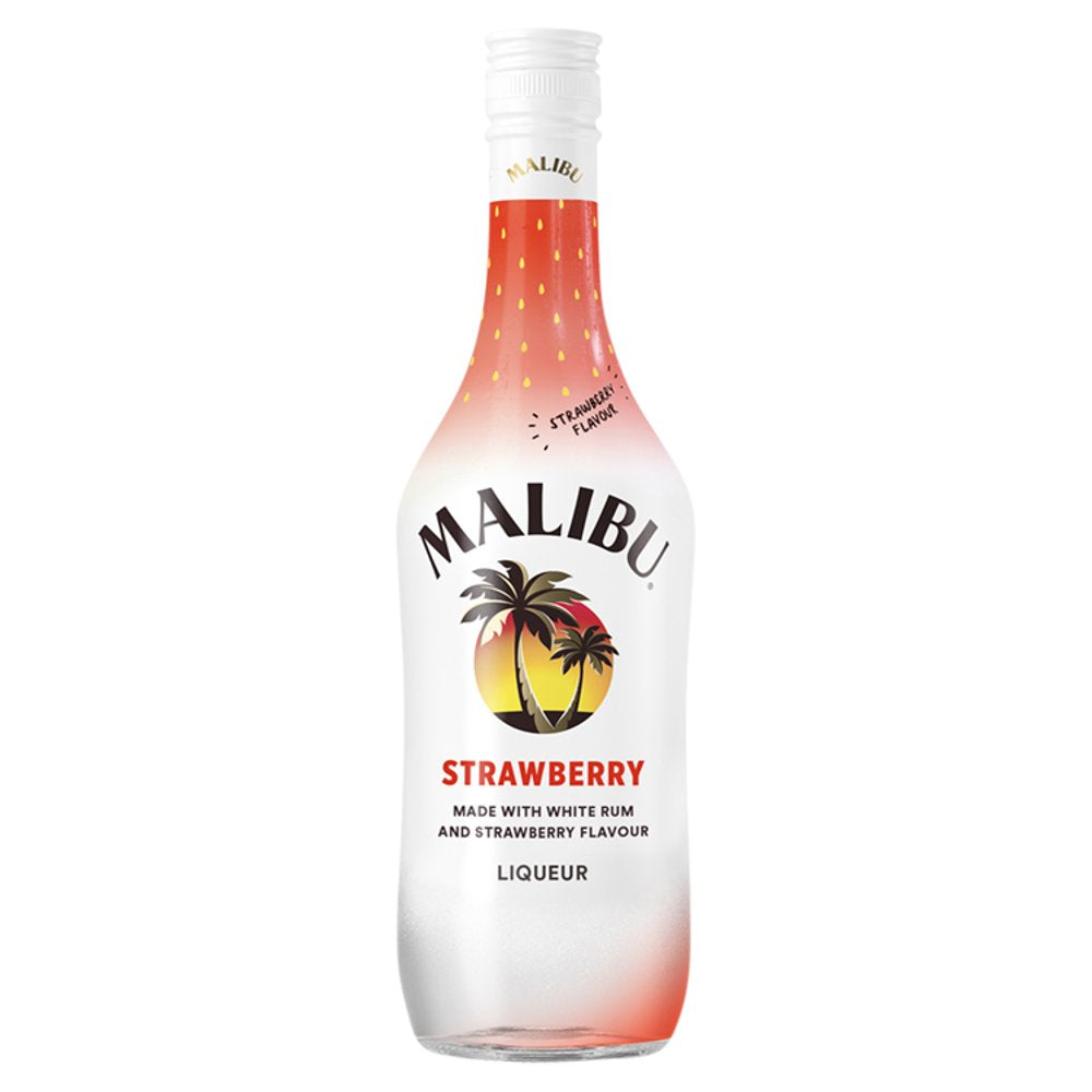Malibu Strawberry Flavoured Rum 70cl 70Cl × 6