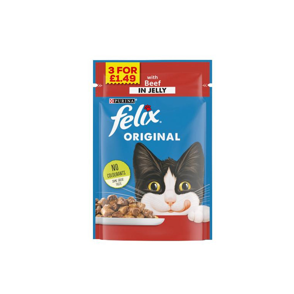 Felix Pouch Cij Mv Meat 4x100g