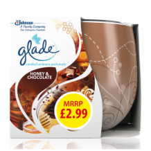 Glade Candle Honey & Chocolate 6x120g