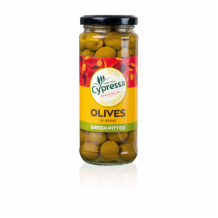 Cypressa Pitted Green Olives 6x340g